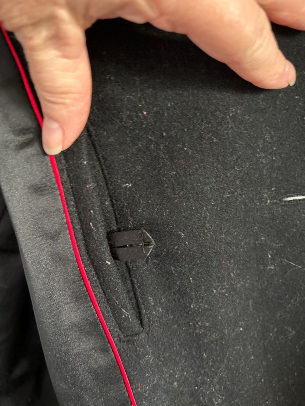Joe Fresh Black Double-Breasted Wool Peacoat - Picture 7 of 7
